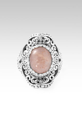 Open Door, Miracle Comin' Ring™ in Pink Moonstone - Dinner - only found at SARDA™