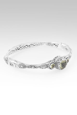 Our Hope & Faith Bangle Bracelet™ in Prehnite & Peridot - Bangle - only found at SARDA™