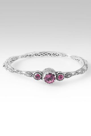 Our Hope & Faith Bangle Bracelet™ in Ticker Symbols™ Mystic Quartz & Pure Pink™ Mystic Topaz - Bangle - only found at SARDA™