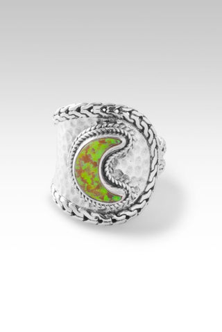 Over The Moon Ring™ in Over the Moon Simulated Opal - Statement - SARDA™
