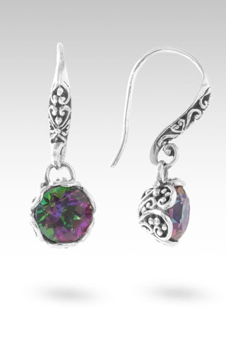 Overcomer & Conqueror Earrings™ in Odyssey Rose™ Mystic Quartz - Bali Wire - only found at SARDA™