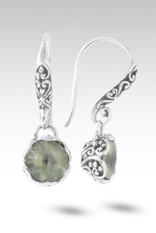 Overcomer & Conqueror Earrings™ in Prehnite - Bali Wire - only found at SARDA™