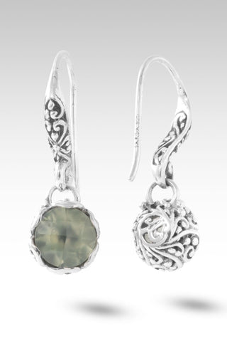 Overcomer & Conqueror Earrings™ in Prehnite - Bali Wire - only found at SARDA™