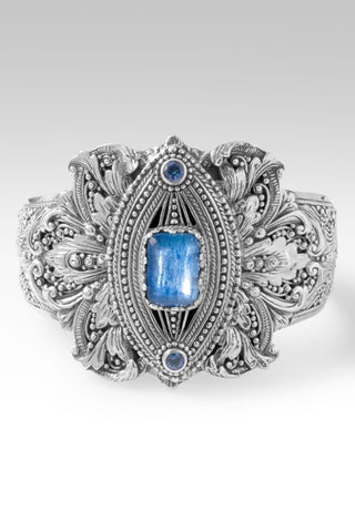Overflowing Fulfillment Cuff Bracelet™ in Blue Kyanite & Sheer Luck™ Mystic Topaz - Cuff - only found at SARDA™