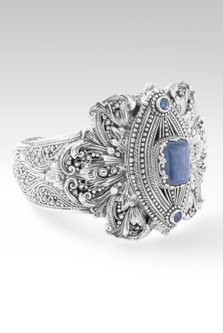 Overflowing Fulfillment Cuff Bracelet™ in Blue Kyanite & Sheer Luck™ Mystic Topaz - Cuff - only found at SARDA™