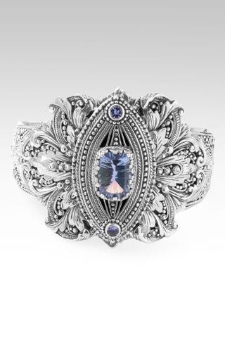Overflowing Fulfillment Cuff Bracelet™ in By The Sea™ Mystic Quartz & Tanzanite - Cuff - only found at SARDA™