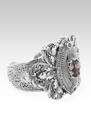 Overflowing Fulfillment Cuff Bracelet™ in Hayward's Muse™ Mystic Quartz & Red Velvet Zircon - Cuff - only found at SARDA™