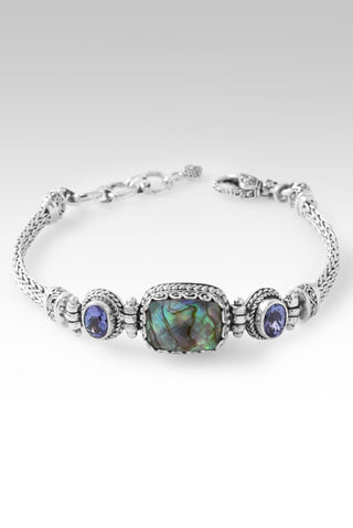 Overflowing Goodness Bracelet™ in Abalone & Quartz & Tanzanite - Multi Stone - only found at SARDA™