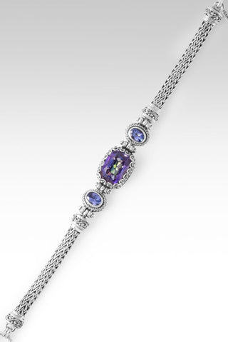 Overflowing Goodness Bracelet™ in Bluejay Jazz™ Mystic Quartz & Tanzanite - Multi Stone - only found at SARDA™