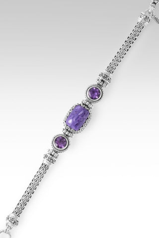 Overflowing Goodness Bracelet™ in Charoite & Amethyst - Multi Stone - only found at SARDA™