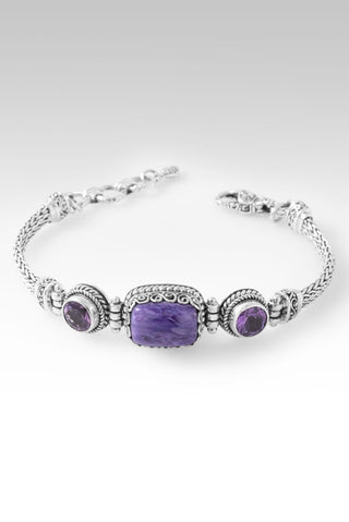 Overflowing Goodness Bracelet™ in Charoite & Amethyst - Multi Stone - only found at SARDA™