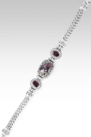 Overflowing Goodness Bracelet™ in Eudialyte & Rhodolite Garnet - Multi Stone - only found at SARDA™