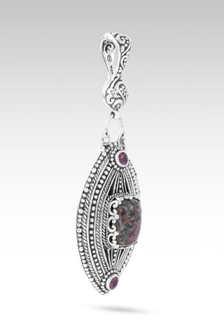 Overflowing Gratitude Pendant™ in Eudialyte & Rhodolite Garnet - Multi Stone - only found at SARDA™