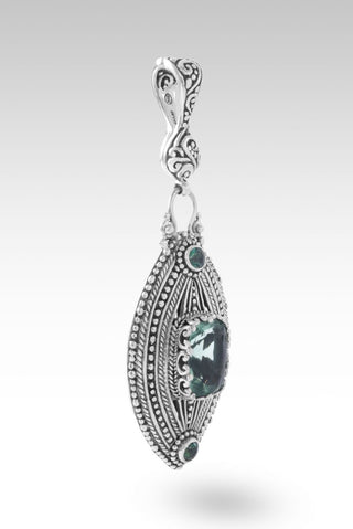 Overflowing Gratitude Pendant™ in Green Fluorite & Bali Hai™ Mystic Topaz - Multi Stone - only found at SARDA™