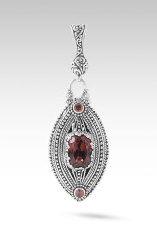 Overflowing Gratitude Pendant™ in Hayward's Muse™ Mystic Quartz & Red Velvet Zircon - Multi Stone - only found at SARDA™