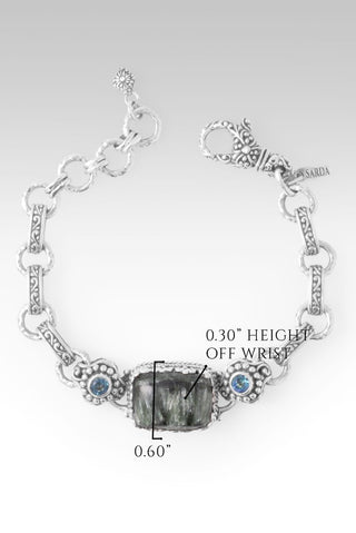 Overwhelming Joy Bracelet™ in Seraphinite & River Ride™ Mystic Quartz - Multi Stone - only found at SARDA™