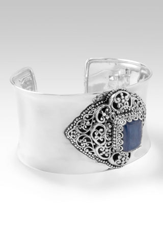 Overwhelming Love Cuff Bracelet™ in Blue Kyanite - Cuff - only found at SARDA™