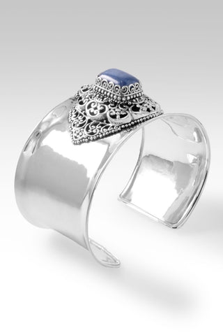 Overwhelming Love Cuff Bracelet™ in Blue Kyanite - Cuff - only found at SARDA™
