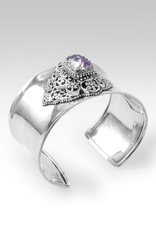 Overwhelming Love Cuff Bracelet™ in Bluejay Jazz™ Mystic Quartz - Cuff - only found at SARDA™
