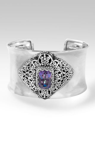 Overwhelming Love Cuff Bracelet™ in Bluejay Jazz™ Mystic Quartz - Cuff - only found at SARDA™