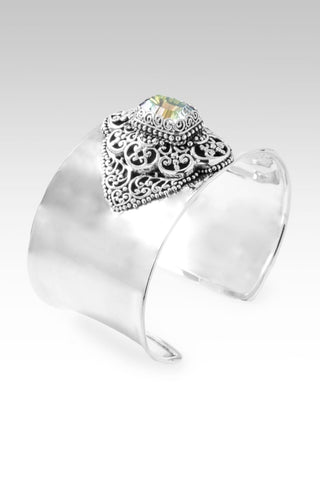 Overwhelming Love Cuff Bracelet™ in By The Sea™ Mystic Quartz - Cuff - only found at SARDA™