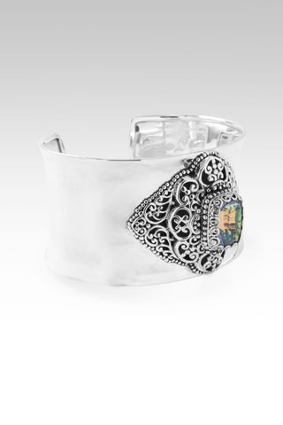 Overwhelming Love Cuff Bracelet™ in By The Sea™ Mystic Quartz - Cuff - only found at SARDA™