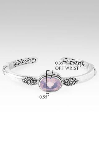 Pain For Purpose Cuff Bracelet™ in Lavender Moon Quartz - Cuff - only found at SARDA™