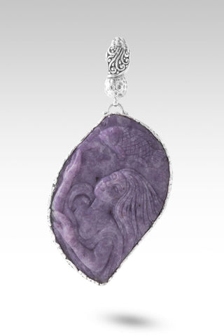 Parted Water Pendant™ in Lepidolite - Single Stone - only found at SARDA™
