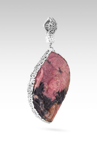 Partred Water Pendant™ in Rhodonite - Single Stone - only found at SARDA™