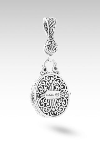 Peace Be Still Pendant II™ in Blue Sponge Coral - Single Stone - only found at SARDA™