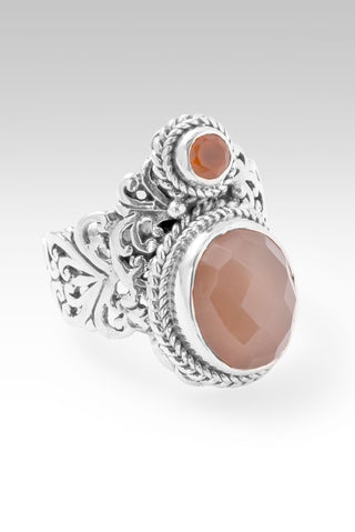 Peace Beyond Understanding Ring™ in Orange Moonstone & Carnelian - Statement - only found at SARDA™