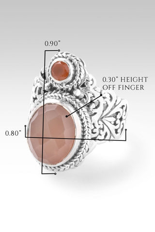 Peace Beyond Understanding Ring™ in Orange Moonstone & Carnelian - Statement - only found at SARDA™