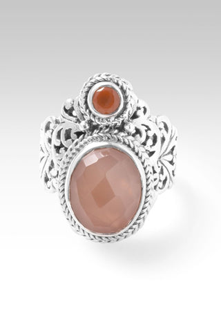 Peace Beyond Understanding Ring™ in Orange Moonstone & Carnelian - Statement - only found at SARDA™