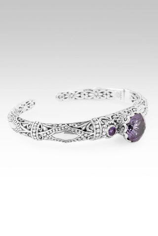 Peace in & Thru It Cuff Bracelet™ in Amethyst - Cuff - only found at SARDA™