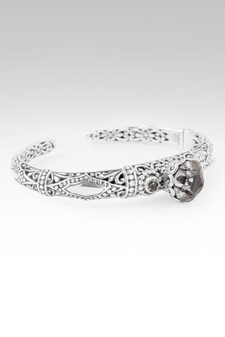 Peace in & Thru It Cuff Bracelet™ in White Quartz & White Topaz - Cuff - only found at SARDA™