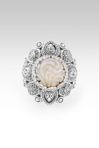 Peace in UR Presence Ring™ in White Mother of Pearl - Statement - only found at SARDA™