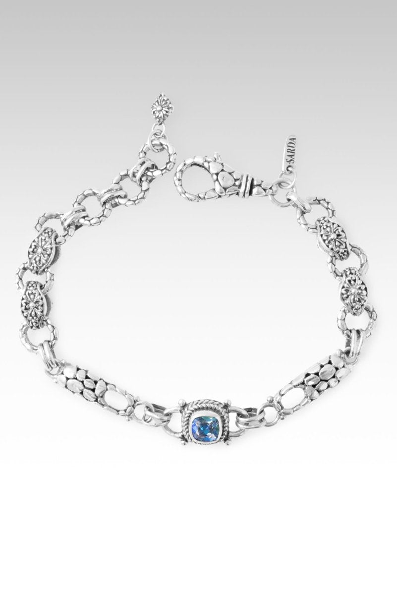 Alte Bühne Von Innsbruck 3 Buchstaben Peacemakers Bracelet™ in Alter Ego™ Mystic Topaz | Sterling Silver