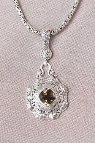 Perfect Love Found Pendant™ in Smoky Quartz - Single Stone - only found at SARDA™