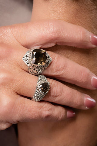 Perfect Love Ring III™ in Smoky Quartz - Dinner - only found at SARDA™