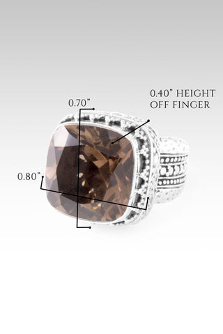Perfect Love Ring™ in Smoky Quartz - Dinner - only found at SARDA™