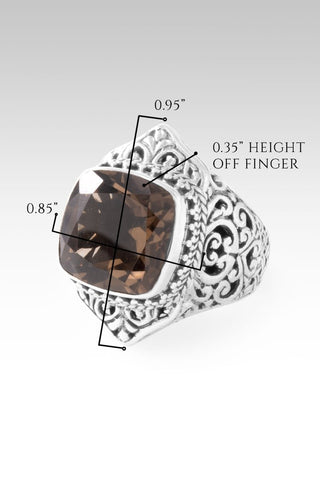 Perfect Love Ring IV™ in Smoky Quartz - Statement - only found at SARDA™
