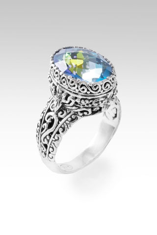 Perfector Of All Ring™ in Peter Pan Green™ Mystic Quartz - Dinner - only found at SARDA™