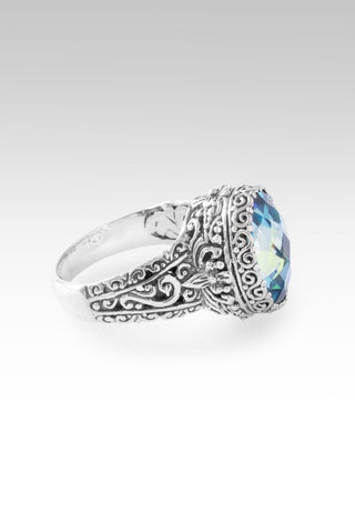 Perfector Of All Ring™ in Peter Pan Green™ Mystic Quartz - Dinner - only found at SARDA™