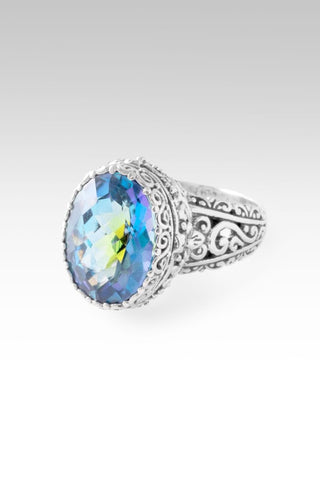 Perfector Of All Ring™ in Peter Pan Green™ Mystic Quartz - Dinner - only found at SARDA™