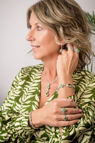 Plan Amidst Suffering Ring™ in Peridot - Dinner - only found at SARDA™