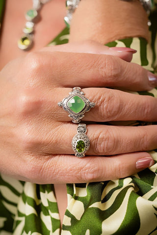 Plan Amidst Suffering Ring™ in Peridot - Dinner - only found at SARDA™