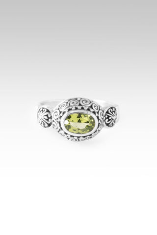 Plan Amidst Suffering Ring™ in Peridot - Dinner - only found at SARDA™