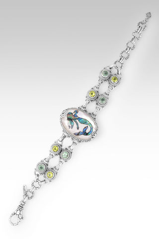 Possibilities to Probabilities Bracelet™ in Mermaid Abalone Mother of Pearl Quartz, Peridot & Mint Kyanite - Multi Stone - only found at SARDA™