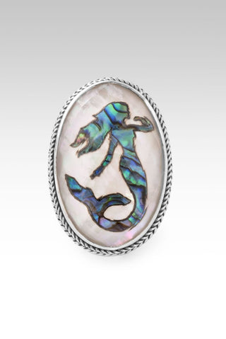 Possibilities to Probabilities Ring™ in Mermaid Abalone Mother of Pearl Quartz - Statement - only found at SARDA™