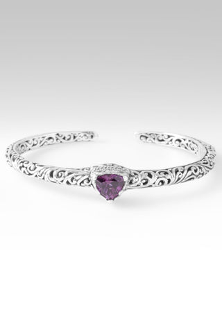 Power in Love Cuff Bracelet™ in Plum Lab Created Sapphire - Cuff - only found at SARDA™